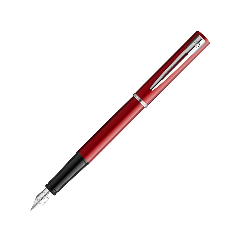 Перьевая ручка Waterman GRADUATE ALLURE, цвет: красный, перо: F с логотипом