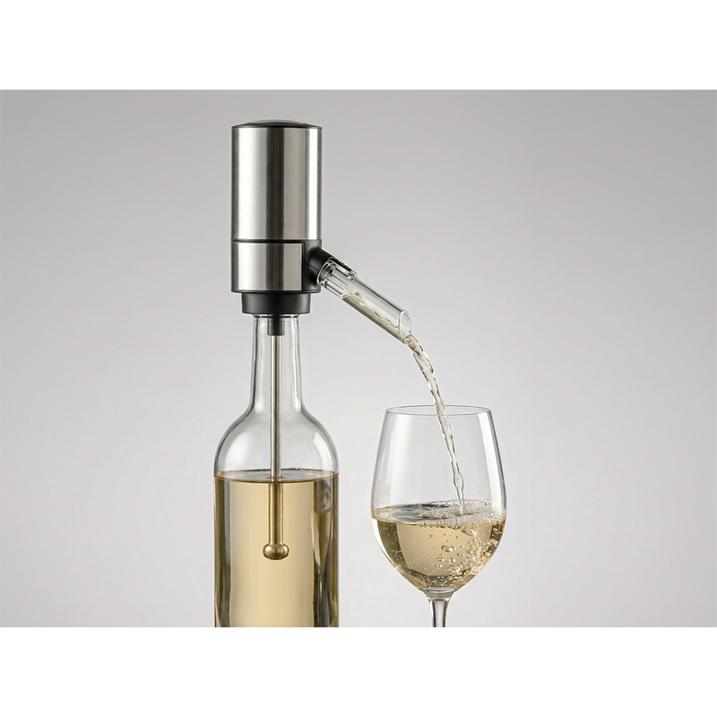 Электрический аэратор-диспенсер для вина "Wine delight" с логотипом