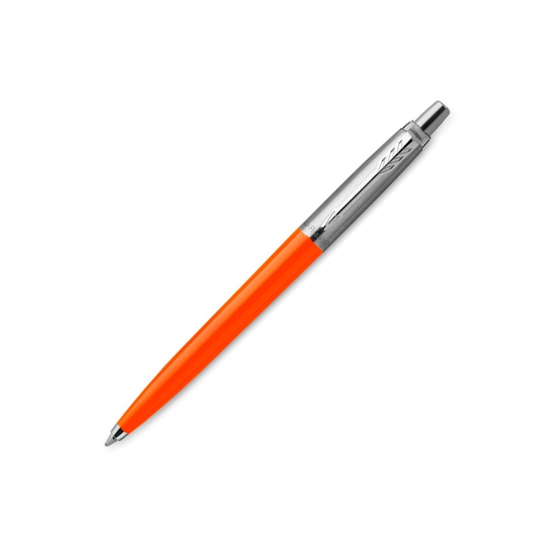 Шариковая ручка Parker Jotter ORIGINALS ORANGE CT, стержень: M blue ЭКО-УПАКОВКА с логотипом