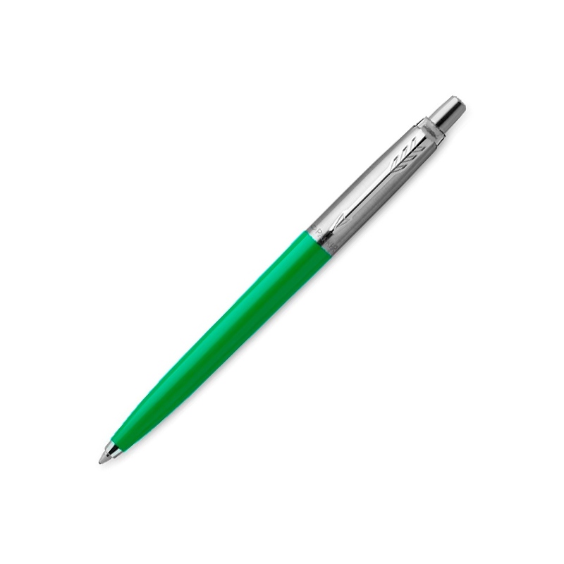 Шариковая ручка Parker Jotter ORIGINALS GREEN CT, стержень: M blue ЭКО-УПАКОВКА с логотипом