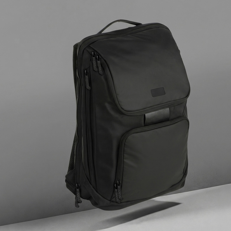 Рюкзак Leader для ноутбука 15.6", черный с логотипом