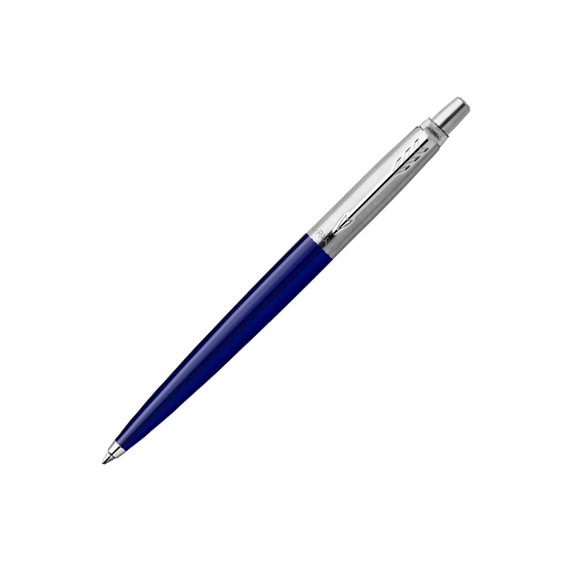 Шариковая ручка Parker Jotter ORIGINALS NAVY BLUE CT (2747C), стержень: M blue ЭКО-УПАКОВКА с логотипом
