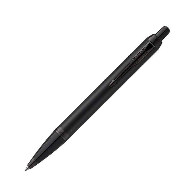Шариковая ручка  Parker "IM MBLK BT", черный с логотипом