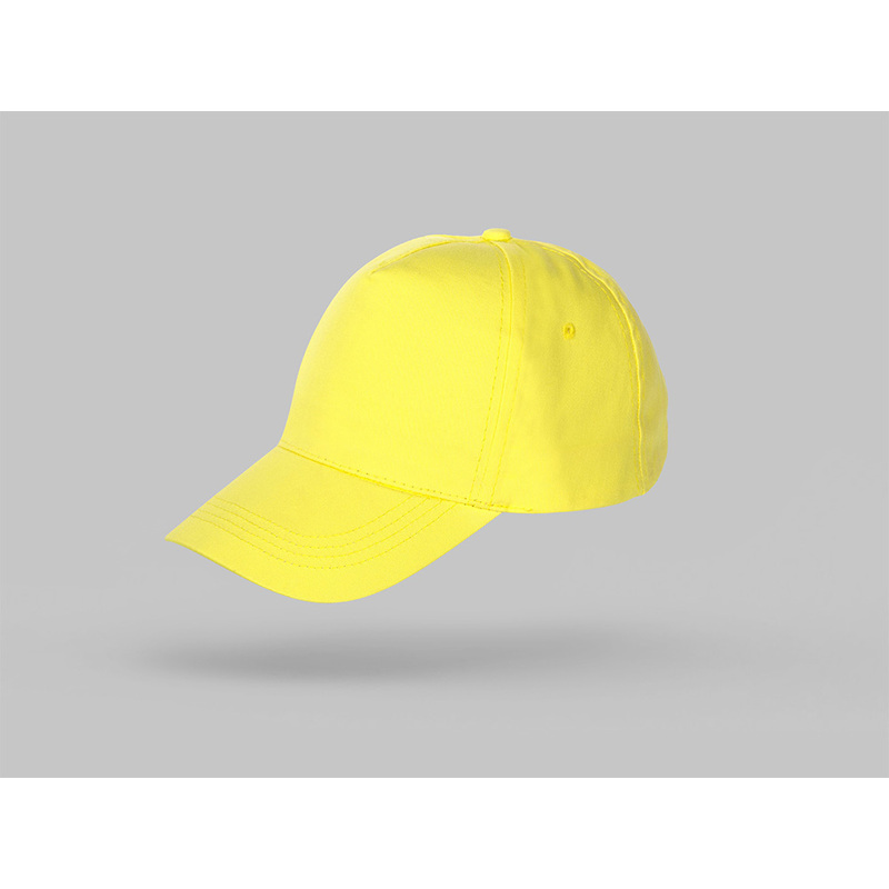 Бейсболка "Мемфис 230" 5-панельная, yellow с логотипом
