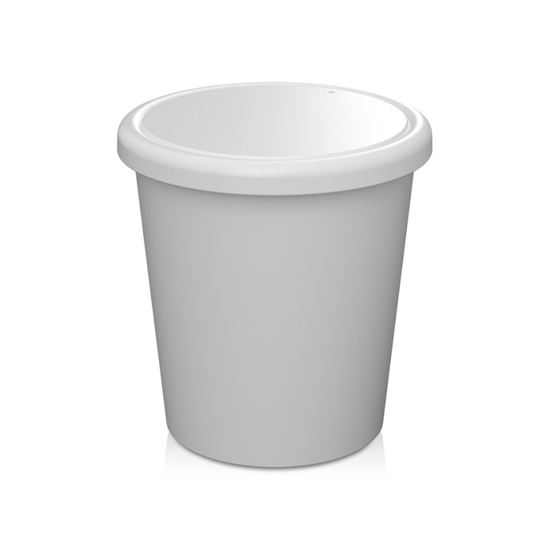 Americano® Piccolo кружка объемом 100 мл с крышкой - Белый с логотипом
