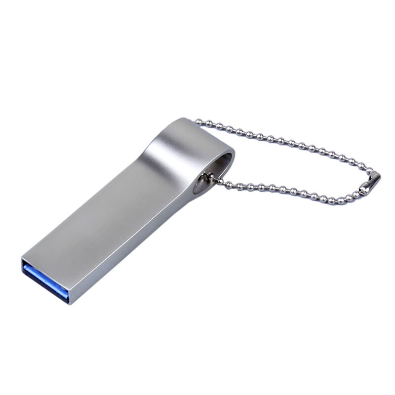USB 3.0-флешка на 32 Гб с мини чипом, компактный дизайн, боковое отверстие для цепочки с логотипом
