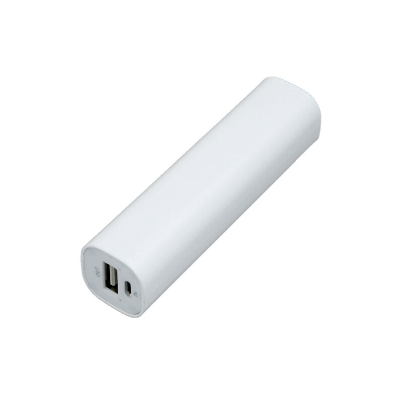 PB030 Универсальное зарядное устройство power bank  прямоугольной формы. 2200MAH. Белый с логотипом