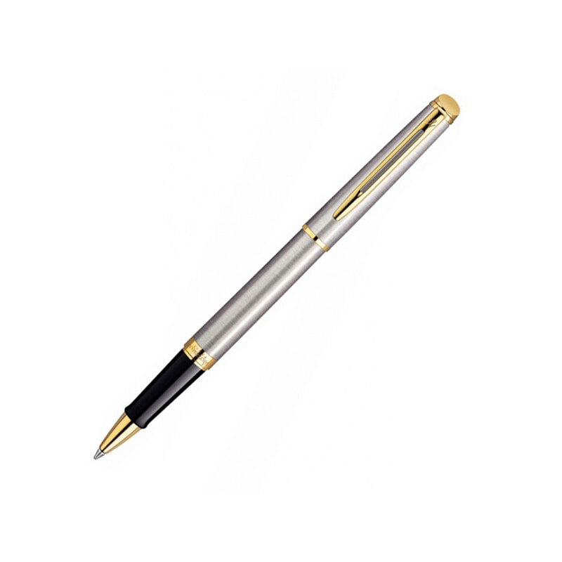 Ручка роллер Waterman Hemisphere, цвет: GT, стержень: Fblk с логотипом