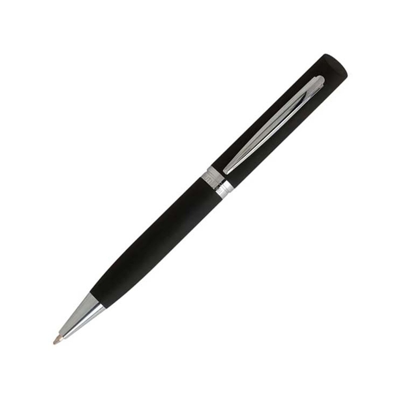 Ручка металлическая шариковая "Soft". Cerruti 1881, черный с логотипом