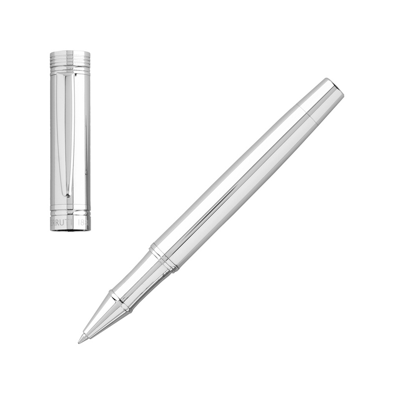 Ручка-роллер Zoom Classic Silver. Cerruti 1881 с логотипом