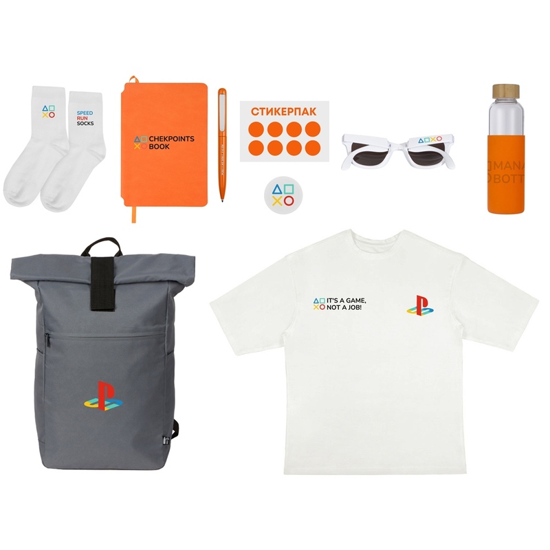 Welcome pack «Welcome Aboard!», оранжевый с логотипом