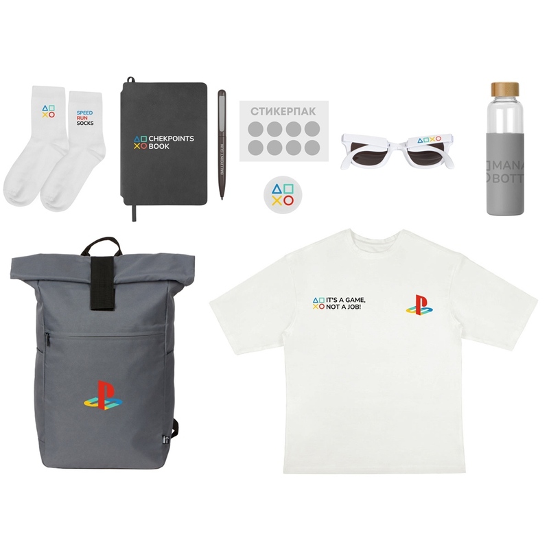 Welcome pack «Welcome Aboard!», серый с логотипом
