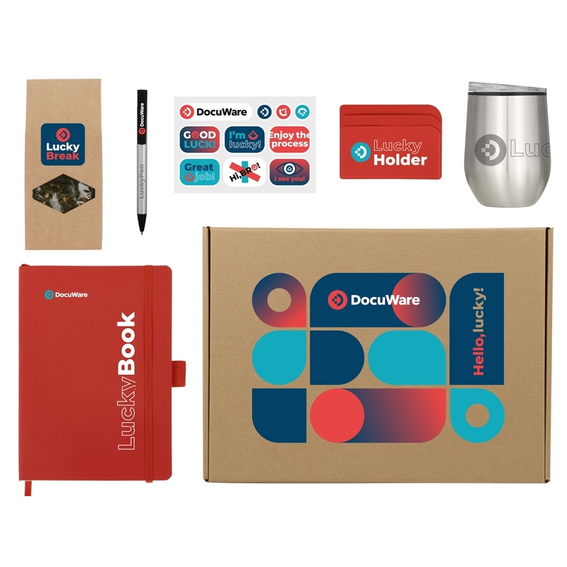 Welcome pack «Warm welcome», красный с логотипом
