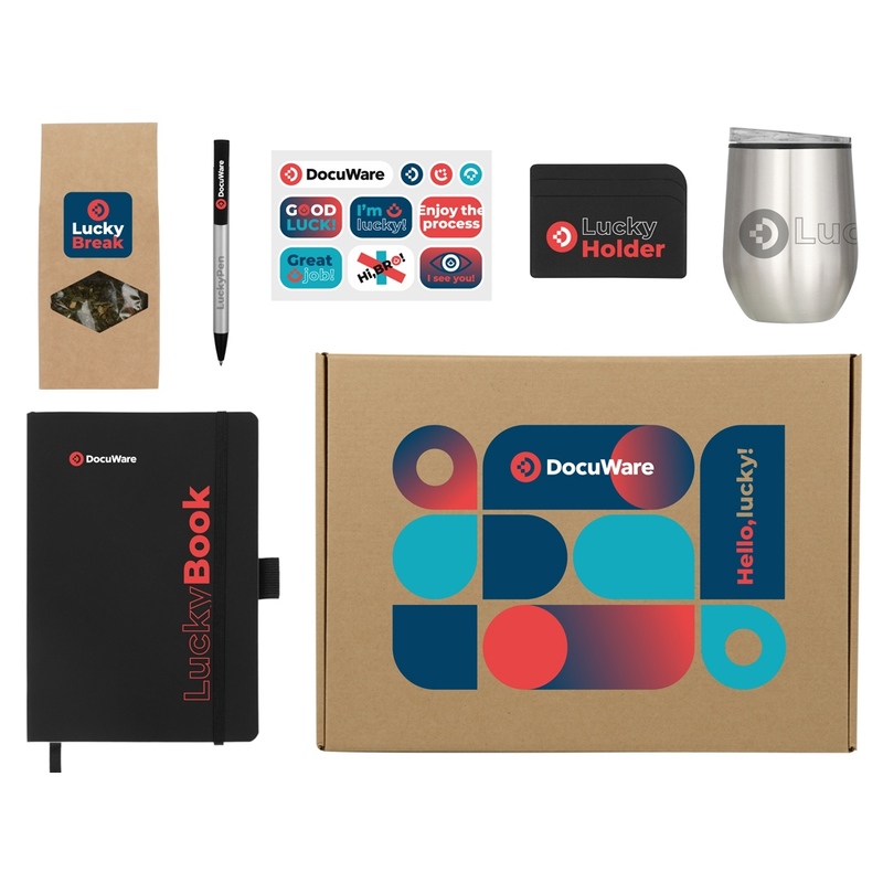 Welcome pack «Warm welcome», черный с логотипом