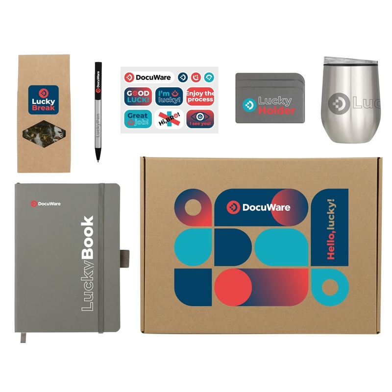 Welcome pack «Warm welcome», серый с логотипом