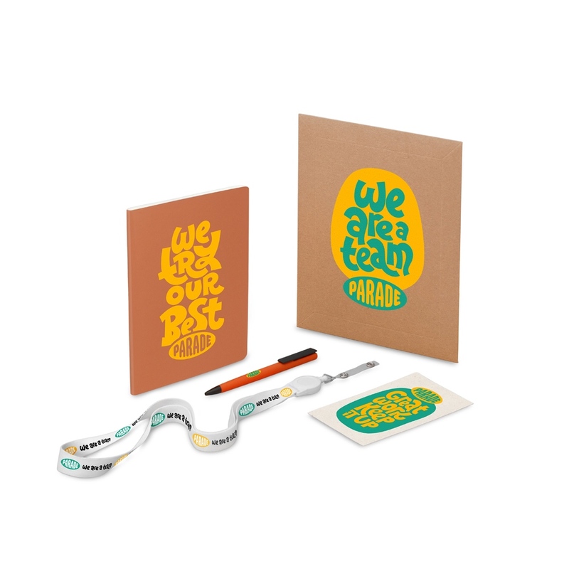 Welcome pack "Smart start", оранжевый с логотипом