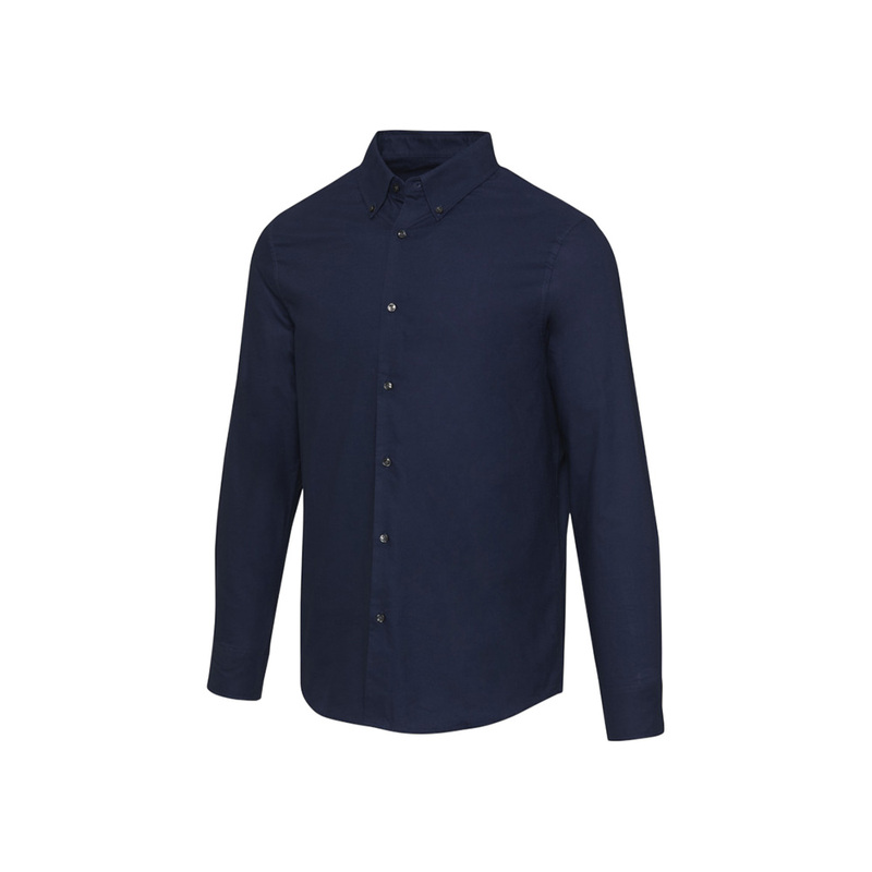 Sphene мужская рубашка оксфорд - Navy Blue с логотипом