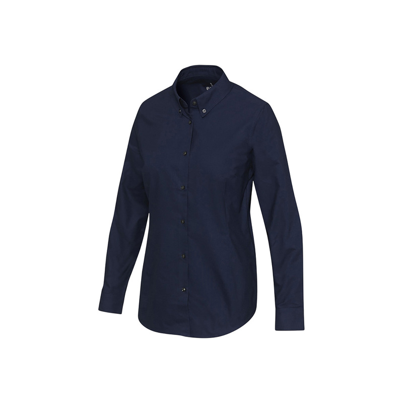 Sphene женская рубашка оксфорд - Navy Blue с логотипом