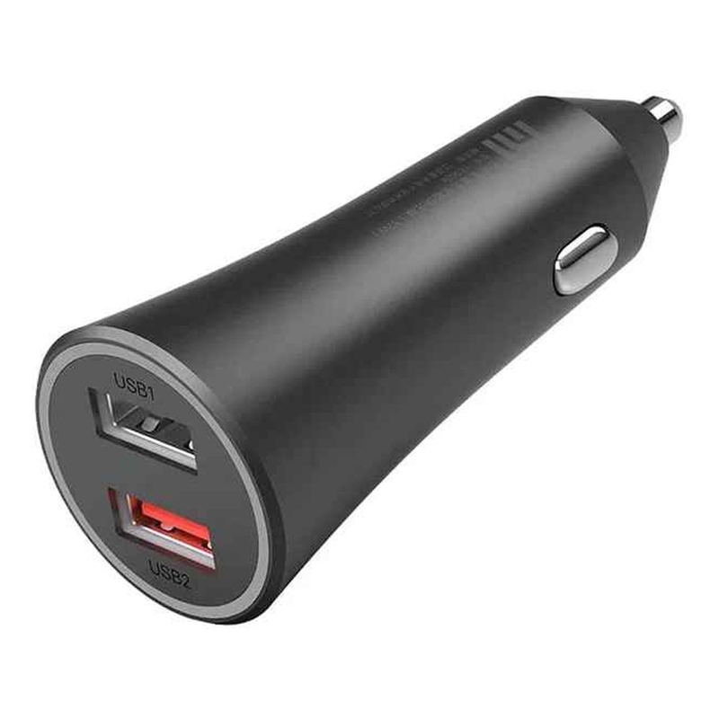 Устройство зарядное автомобильное Mi 37W Dual-Port Car Charger CC06ZM (GDS4147GL) с логотипом