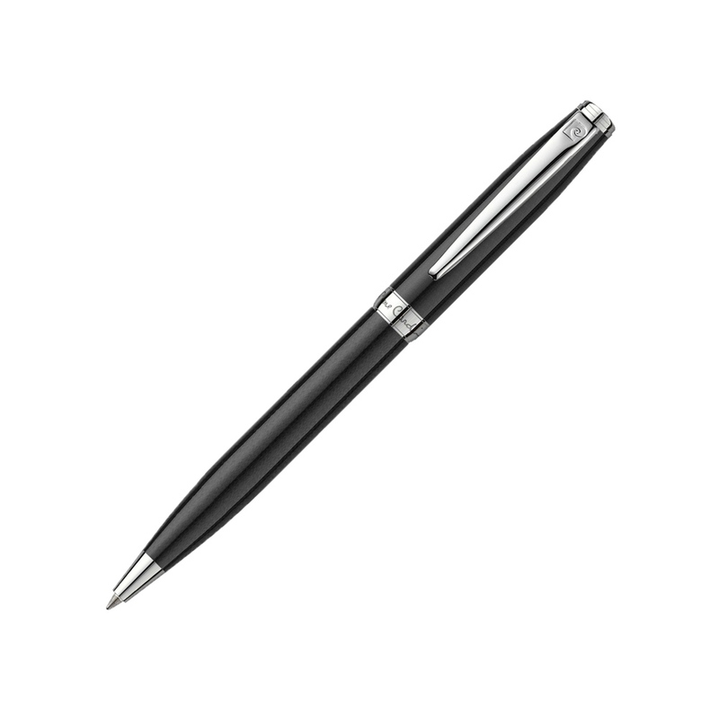 Ручка шариковая Pierre Cardin LEO 750. Цвет — черный. Упаковка Е-2. с логотипом