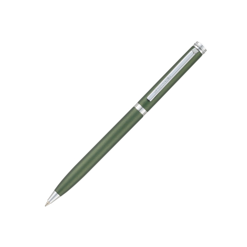 Ручка шариковая Pierre Cardin EASY. Цвет - зеленый. Упаковка Е с логотипом
