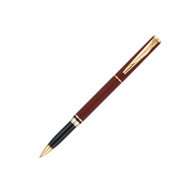 Ручка 2 в 1 шариковая и перьевая Pierre Cardin COMBI PEN, цвет - терракотовый. Упаковка Е с логотипом