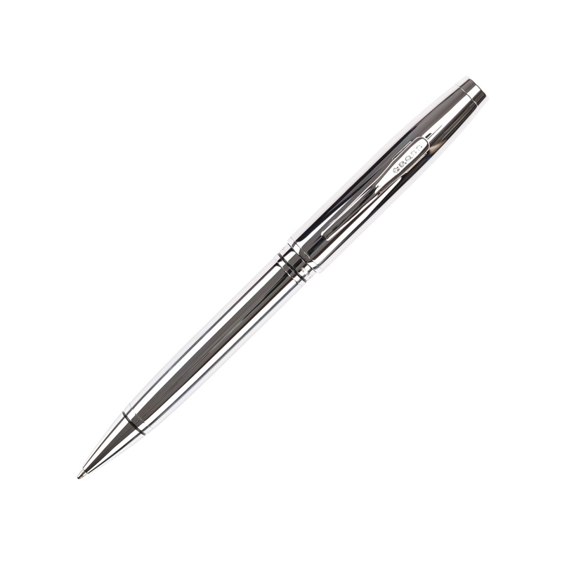 Шариковая ручка Cross Coventry Chrome, серебристый с логотипом
