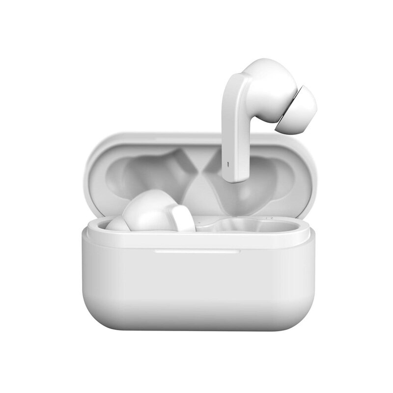 Беспроводные наушники HIPER TWS Alpha PX8 (HTW-APX8) Bluetooth 5.0 гарнитура, Белый (Р) с логотипом