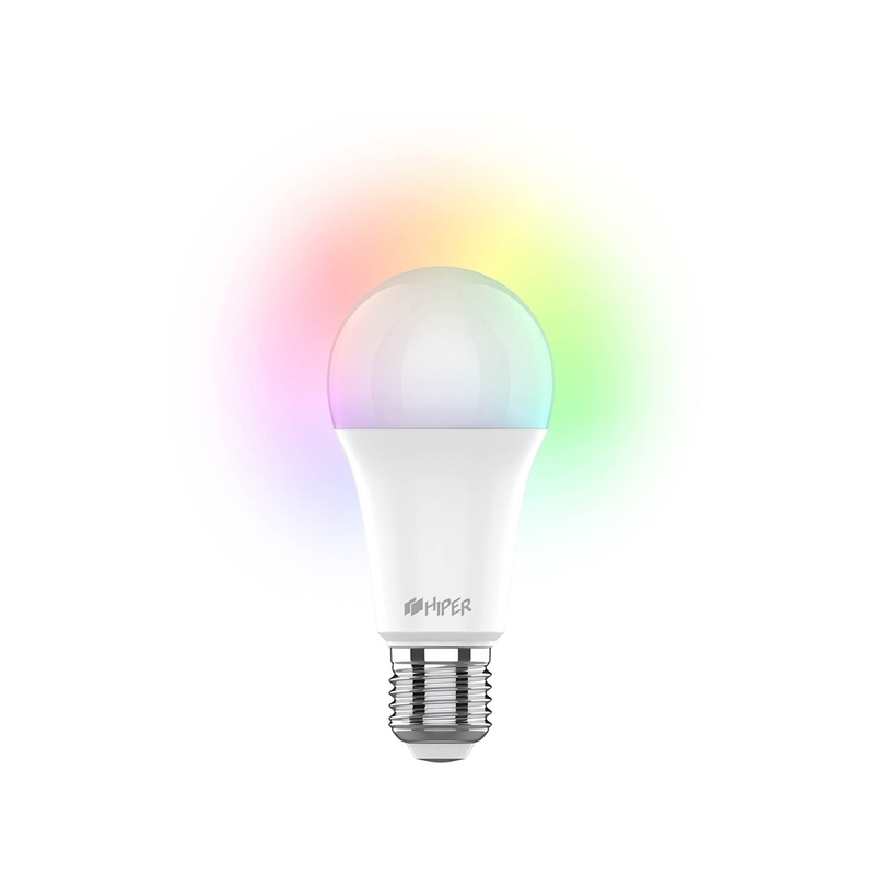 Умная лампочка HIPER IoT A61 RGB с логотипом