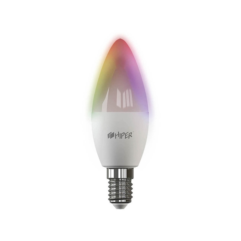 Умная лампочка HIPER IoT C1 RGB с логотипом