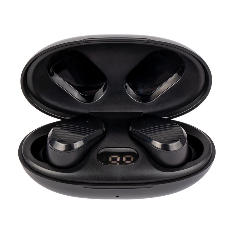 Наушники HIPER TWS Lazo X35 Black (HTW-LX35) Bluetooth 5.0 гарнитура, Черный с логотипом