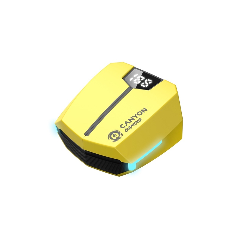 Игровая гарнитура Canyon DoubleBee GTWS-2, желтый (CND-GTWS2Y) с логотипом
