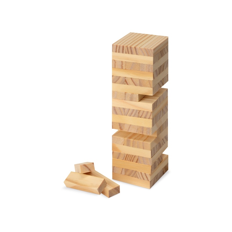Игра из дерева "Tower 54" с логотипом