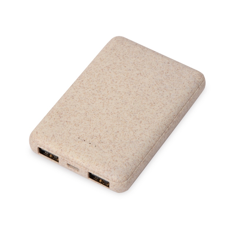 Портативное зарядное устройство "Wheatty", 5000 mAh с логотипом