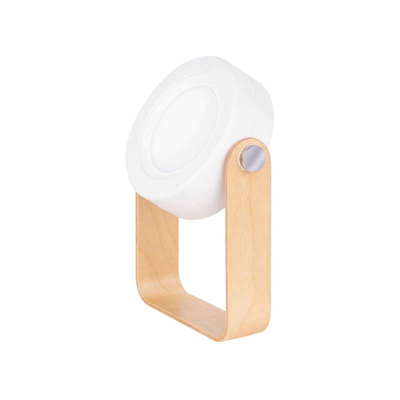 Rombica LED Oko, белый/дерево с логотипом
