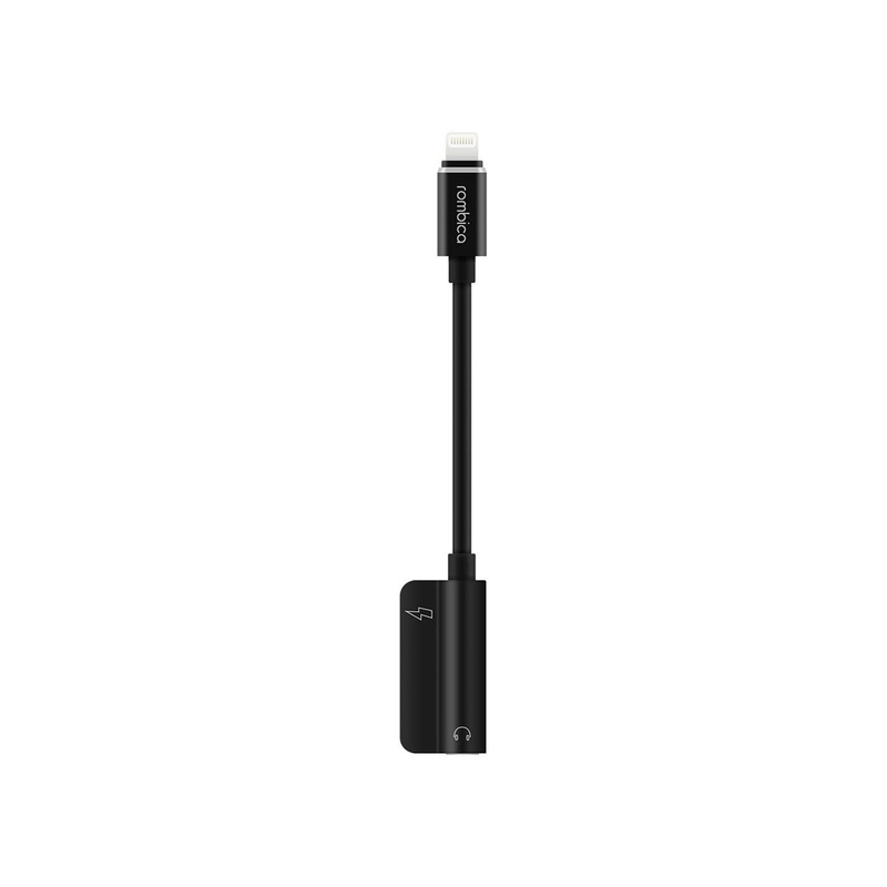 Rombica L Adapter 3.5C, черный с логотипом