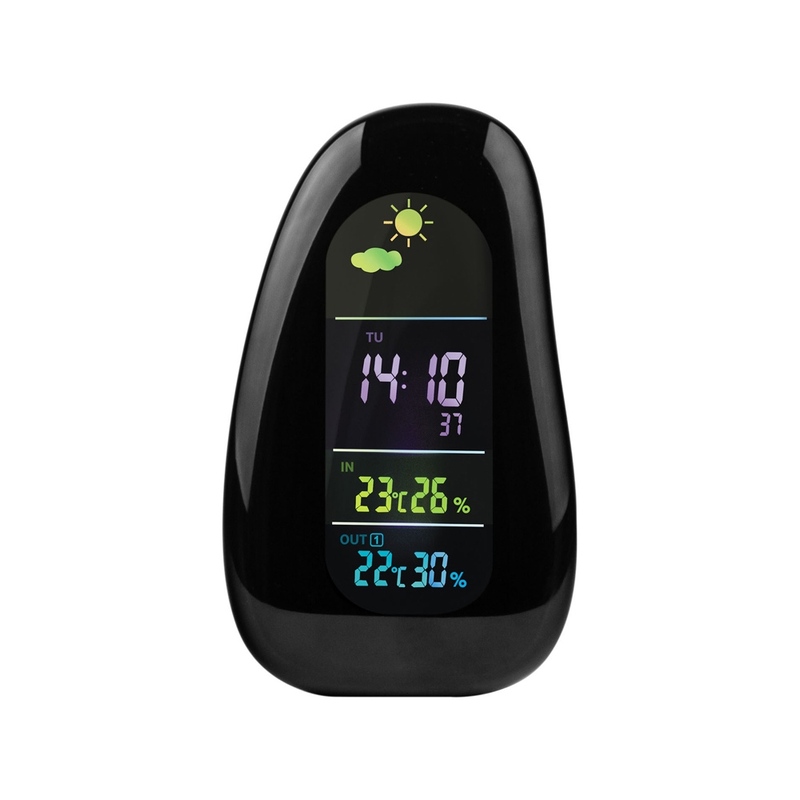 Метеостанция Rombica StoneCast 1 WTS, черный с логотипом