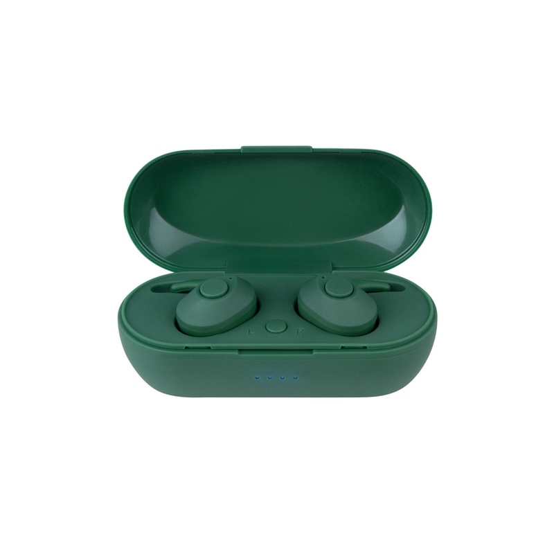 Наушники Rombica MySound Shark - Green / TWS с логотипом