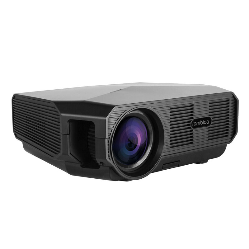 Мультимедийный проектор Rombica Ray Eclipse Black с логотипом