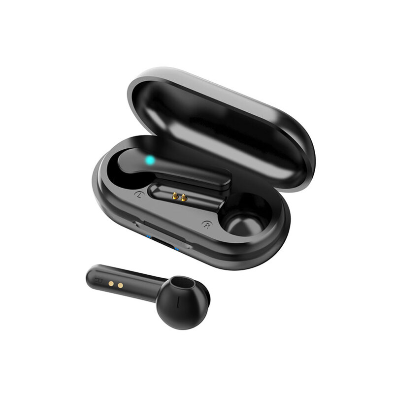 Беспроводные наушники Rombica Mysound Flip Black (Р) с логотипом