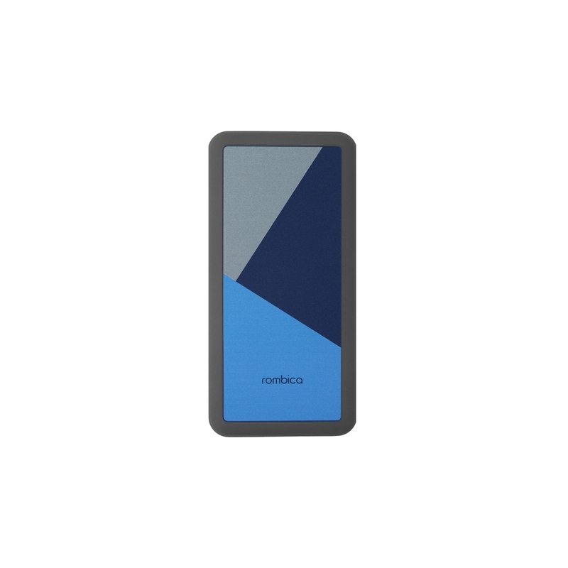 Внешний аккумулятор Rombica NEO Bright 1C, синий с логотипом