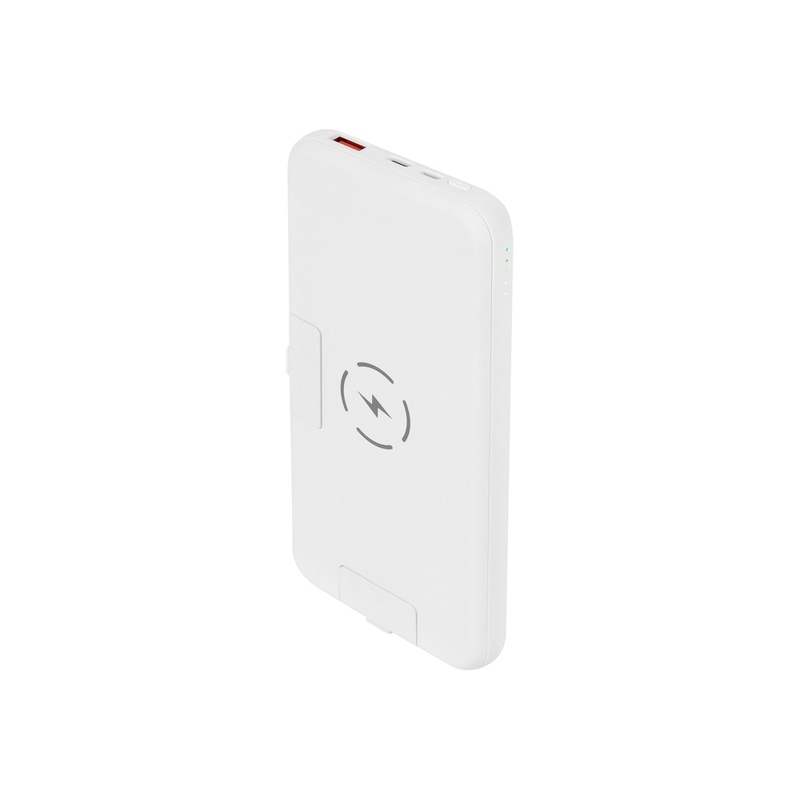 Внешний аккумулятор Rombica NEO Wireless PD White с логотипом