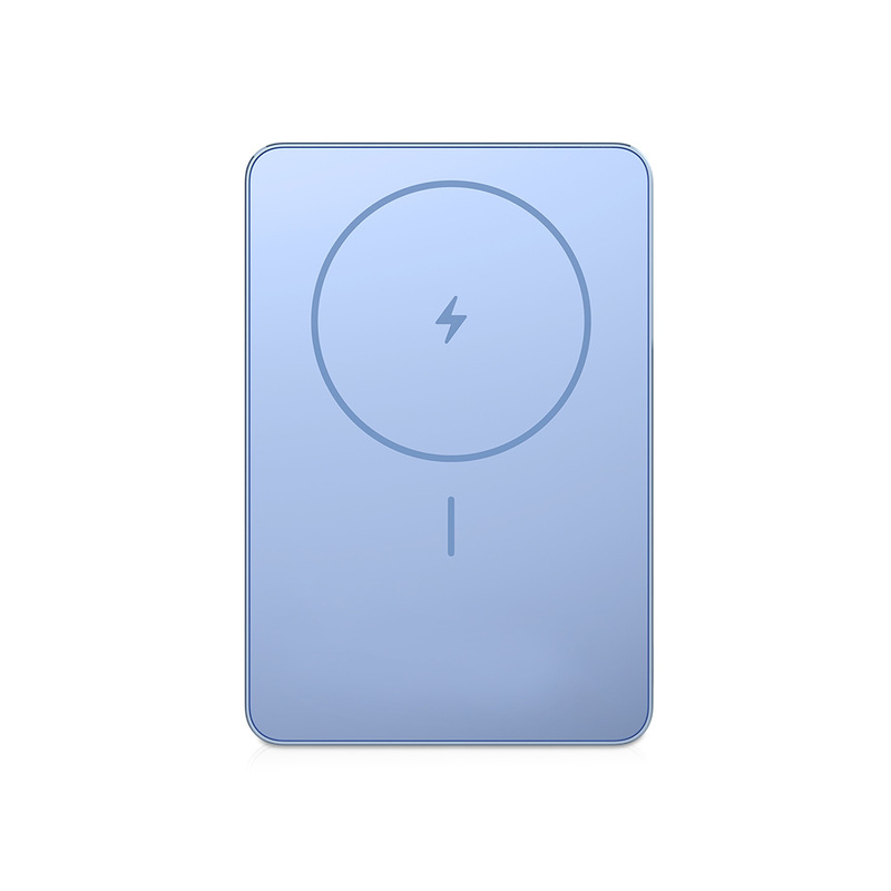 Внешний аккумулятор Xiaomi Super Slim Magnetic Power Bank 5000 Blue с логотипом