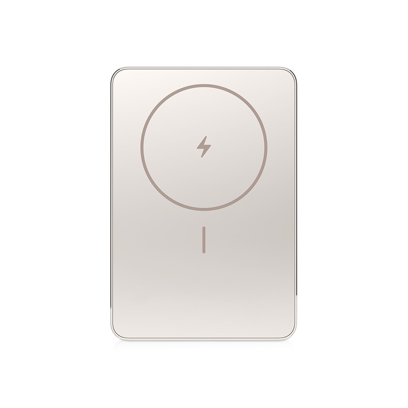 Внешний аккумулятор Xiaomi Super Slim Magnetic Power Bank 5000 Gold с логотипом