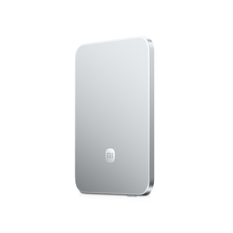 Внешний аккумулятор Xiaomi UltraThin Magnetic Power Bank 5000 15W GL Glacier Silver с логотипом