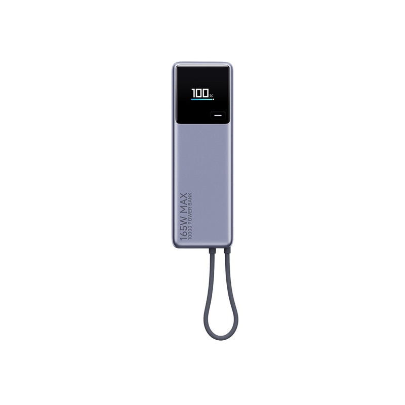 Внешний аккумулятор со встроенным кабелем Xiaomi 165W Power Bank 10000mAh (Integrated Cable) GL с логотипом