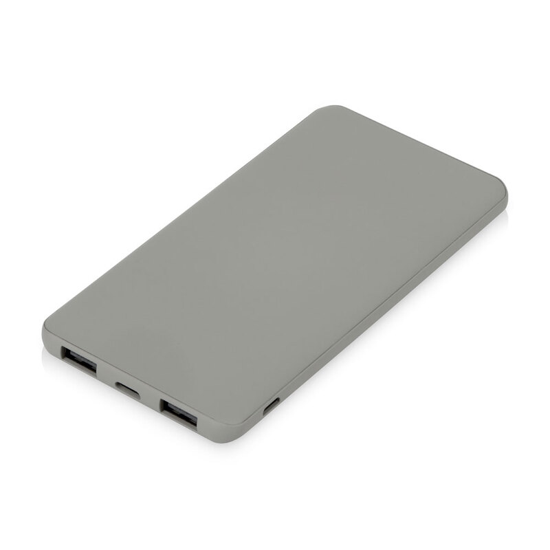 Внешний аккумулятор "Powerbank C1", 5000 mAh, серый с логотипом