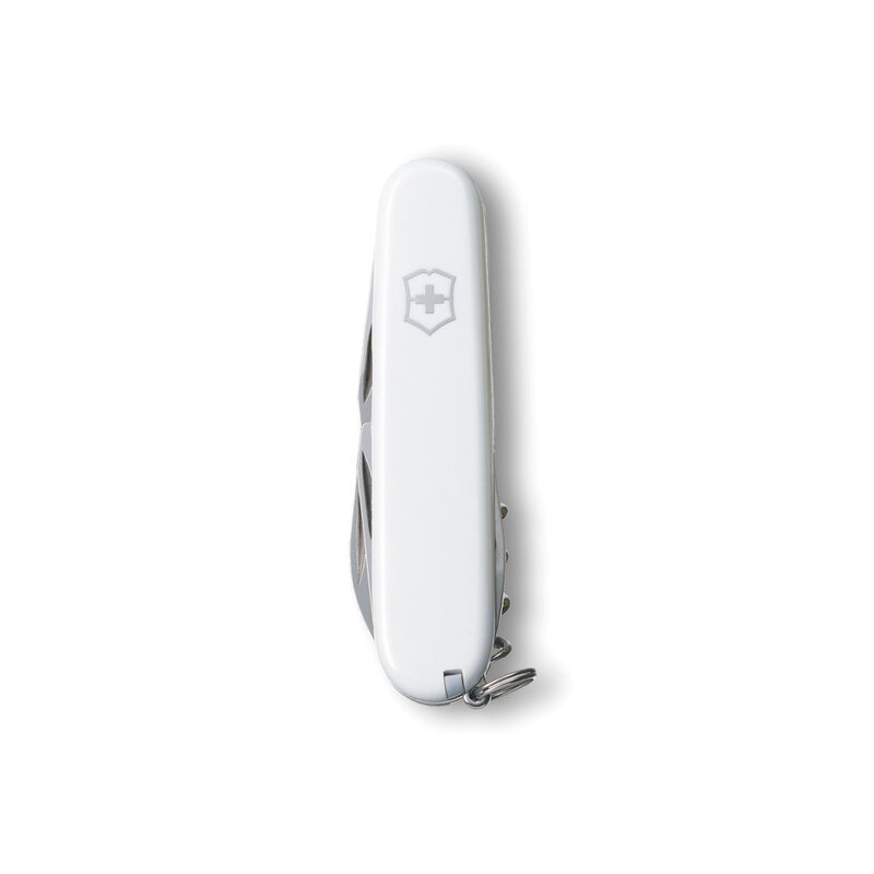 Нож перочинный VICTORINOX Spartan, 91 мм, 12 функций, белый с логотипом