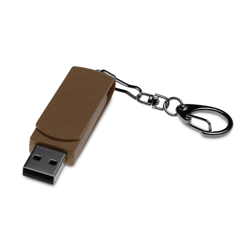 Флешка USB 3.0 Варуна на 32 ГБ, коричневый с логотипом