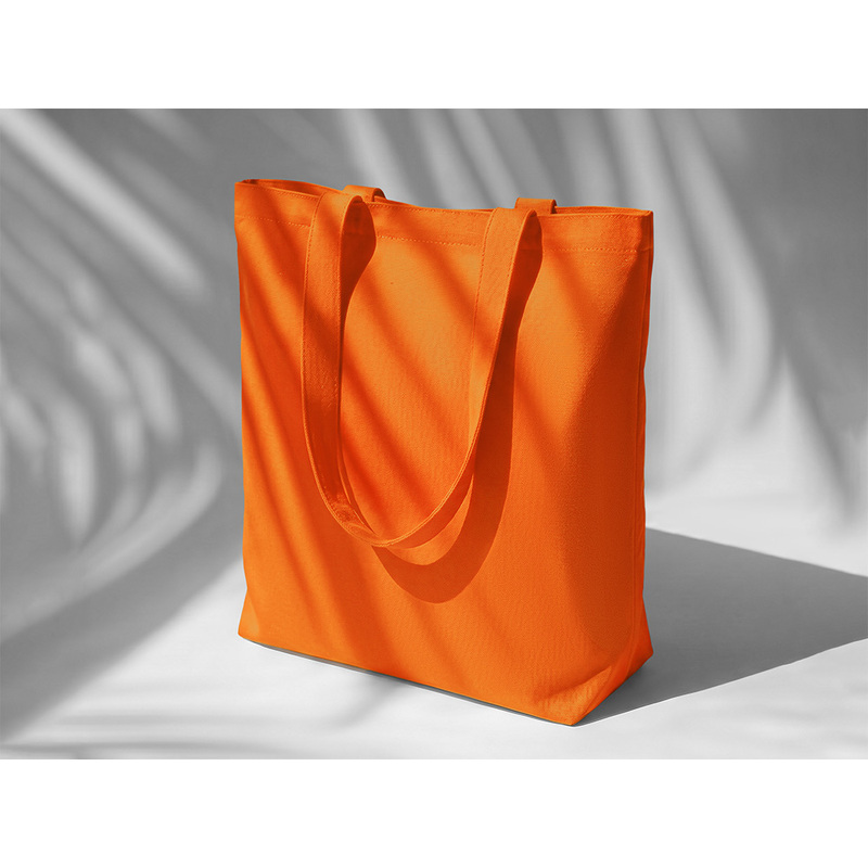 Сумка из хлопка «Carryme 105», оранжевый с логотипом